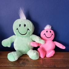 Vintage Dandee Tickle Tickle Wiggle Wiggle Giggle Plush Toys x 2 (not working)