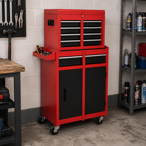 Tool chest drawer rolling - tool,