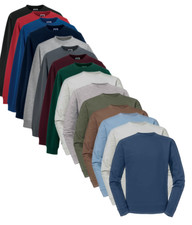 Russell 262M Long Sleeve Cotton Rich Crew Neck Sweatshirt Jumper XS-5XL