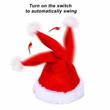 Rocking Santa Hat with Music