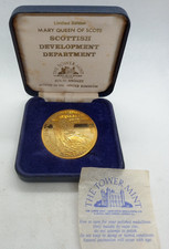 Mary Queen of Scots Solid Bronze Medallion The Tower Mint Limited Edition