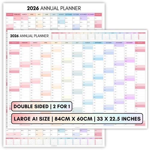 2026 monthly wall planner - 2026,