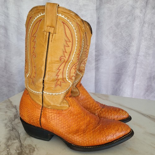 Tan python western cowboy - python,