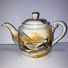 Samurai Hand Painted Tea Pot