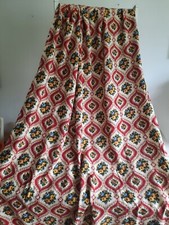 Vntg Barkcloth 50s Fabric