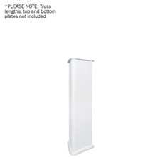 LEDJ White Truss Sleeves/Socks 1.0M Tri inc Warranty