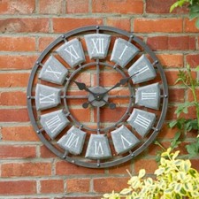 Smart Garden Outside In Lincoln Wall Clock 62cm Indoor Outdoor Quartz Accuracy 