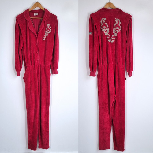 Vintage 80s velour - 80s,