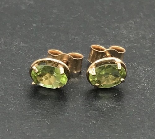 9ct gold peridot - gold,
