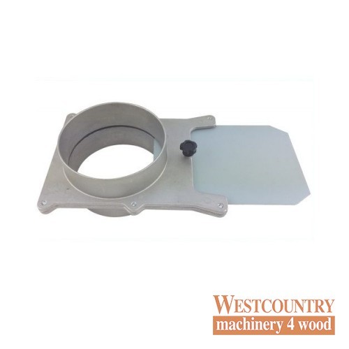 Charnwood aluminium blast gate - aluminium,