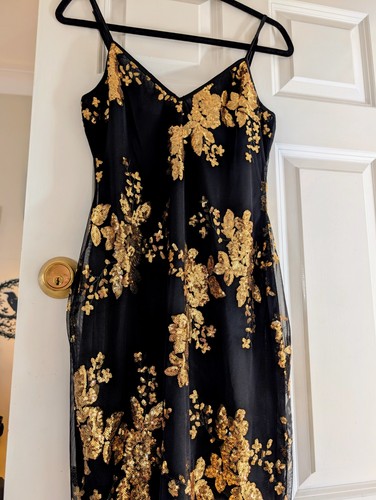 Midnight bloom slip - midnight, dress