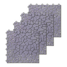 GREY STONE EFFECT GARDEN SLABS