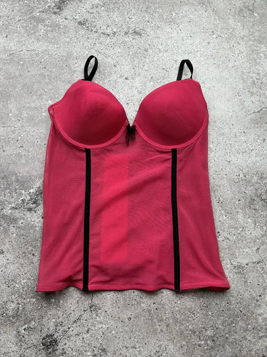 Vintage women pink bustier - women’s,