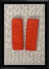 orange pram slide on baby