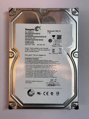 Seagate barracuda 7200 - 7200.12, 1tb