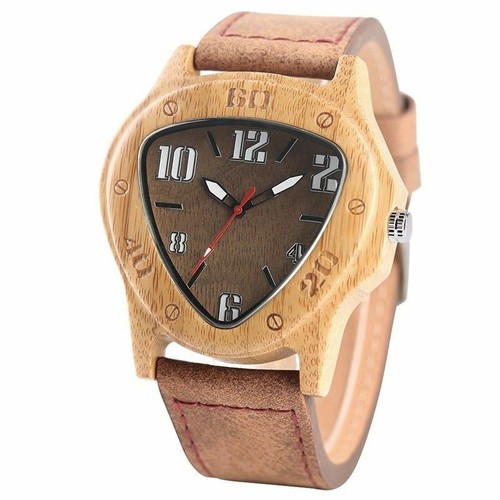 Men wooden wrist watch - men's,