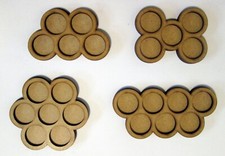 3mm MDF Movement Trays Bases
