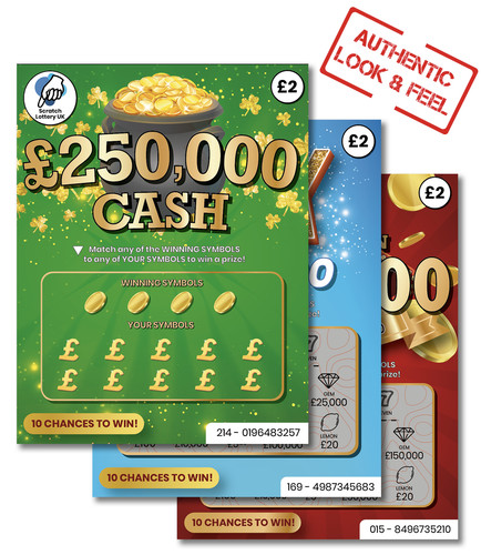 Winning joke scratch card - joke, fake