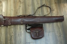 Leather gun slip handmade - gun,