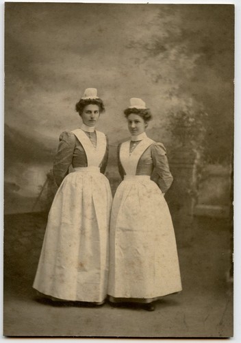 Young women nurse uniforms - young, women,
