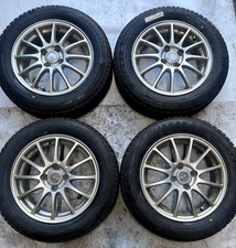 4 x Bridgestone ECO FORME 15" 4x100 Alloy Wheels + Bridgestone Blizzak Tyres