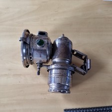 Joseph Lucas Carbide Lamp Galcia Club Bicycle Motorcycle Vintage Antique 989
