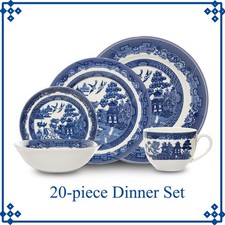 Blue Willow 20-pcs Dinner Set