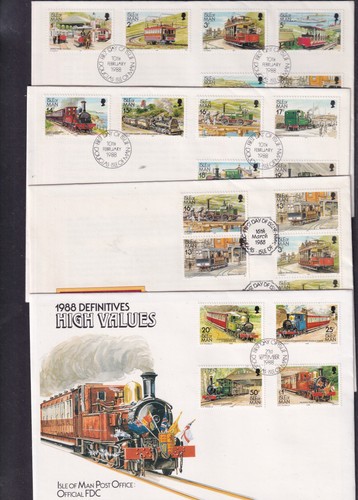 Isle man 1988 railways - of,