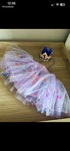 Girls purple tulle fairy - girls,