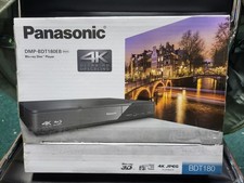Genuine 2025 Panasonic DMP-BDT180 Blu-ray 4k-upscaler Player 