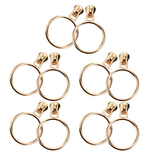10pcs ring zipper - 10pcs, pull