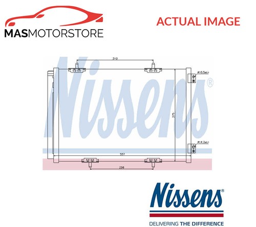 Air con condenser nissens - air,