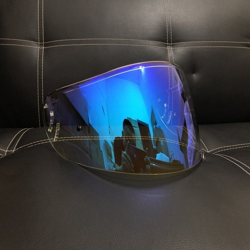 Aurora blue visor for shoei - aurora,