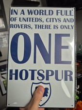Tottenham hotspur 12x8 Metal