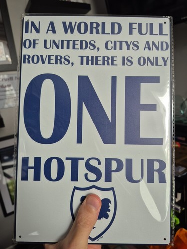 Tottenham hotspur 12x8 - , metal