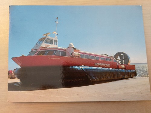 Postcard hovercraft - postcard,