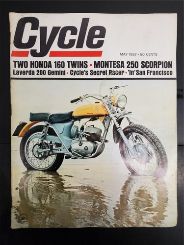 Vtg 1967 motor cycle - 1967,