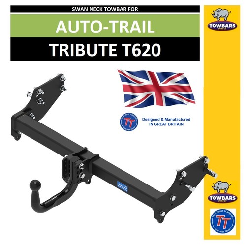 Swan neck towbar for auto - neck,