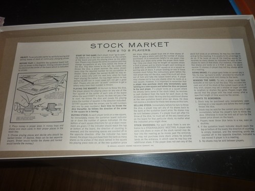 Stock market board game - stock,
