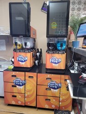 2 Tango Ice Blast G3.5 & Ice Station Fizzy Carbonated Slush Machine Twin Flavour