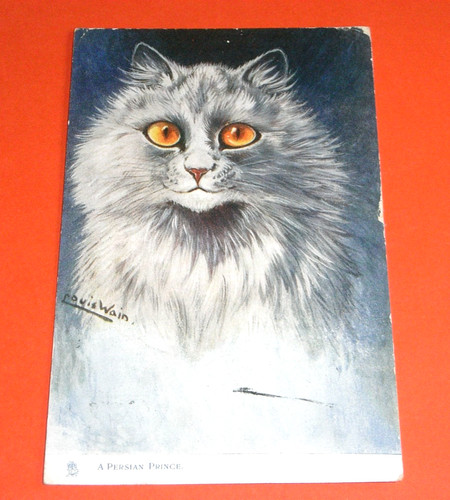 Original louis wain signed - original,
