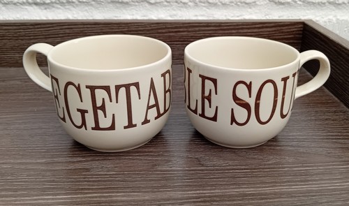 Vintage staffordshire soup - staffordshire,