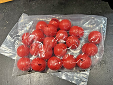 40 Plastic Clip On Red Noses