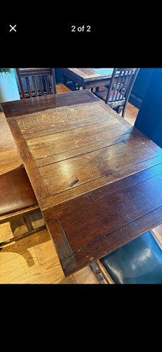 Rectangular dark wood dining - rectangular,