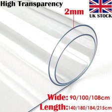 2mm Thick Clear Transparent