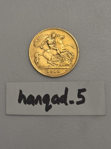 1910 hqlf sovereign - sovereign, coin