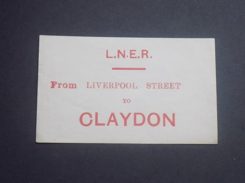 Claydon lner london - lner,