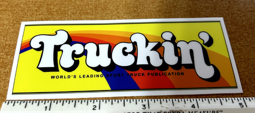 Truckin magazine sticker - magazine,