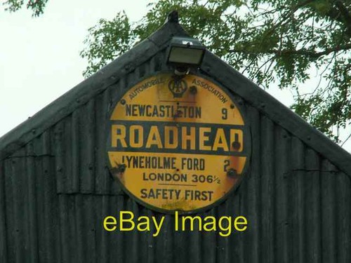 Photo 6x4 old sign shed - on,