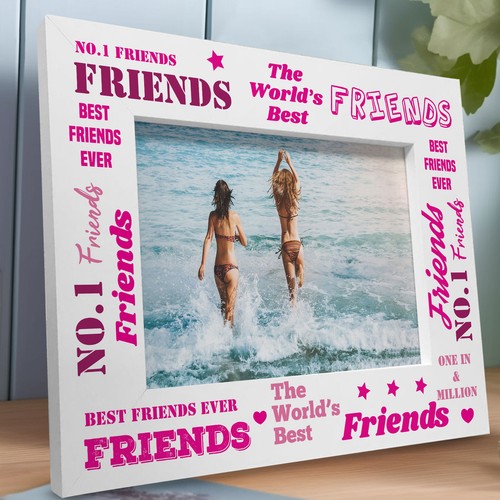 No1 friend wooden photo - no1, frame